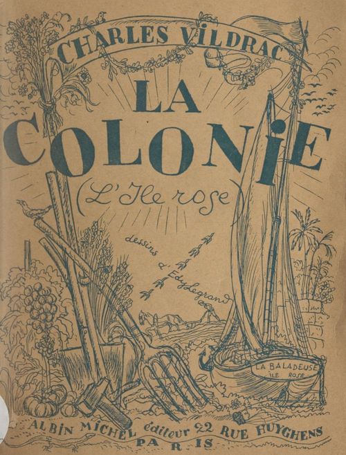 ebook cover of La colonie (L'île Rose), by Charles Vildrac