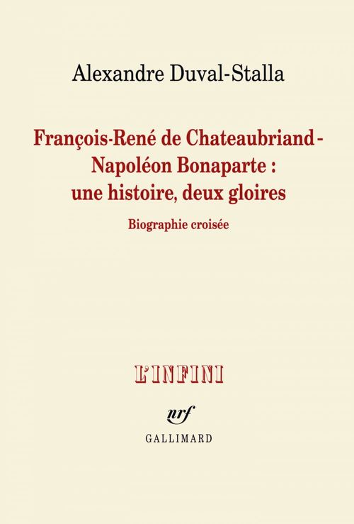 ebook cover of François-René de Chateaubriand - Napoléon Bonaparte : une histoire, deux gloires. Biographie croisée, by Alexandre Duval-stalla