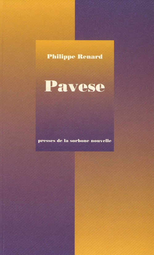 Couverture ebook de Pavese, de Philippe Renard