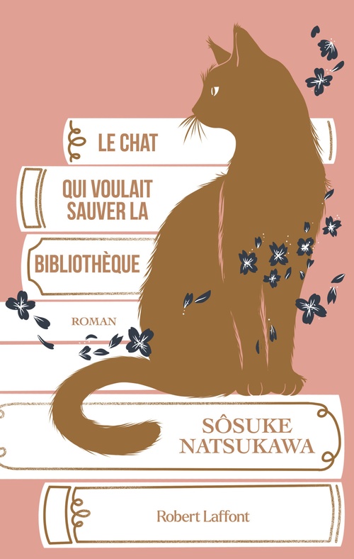 ebook cover of Le Chat qui voulait sauver la bibliothèque, by Sôsuke Natsukawa