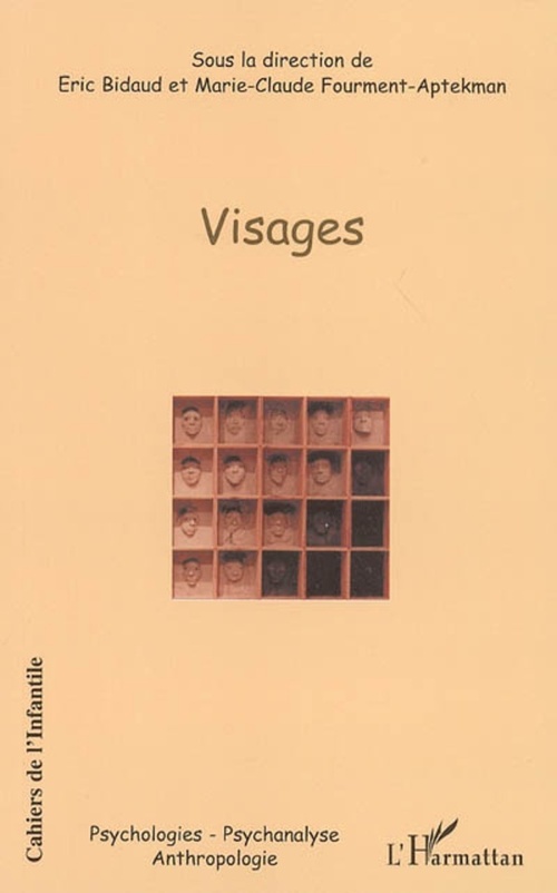 Couverture ebook de Visages, de Collectif, Eric Bidaud, Marie-claude Fourment-aptekman