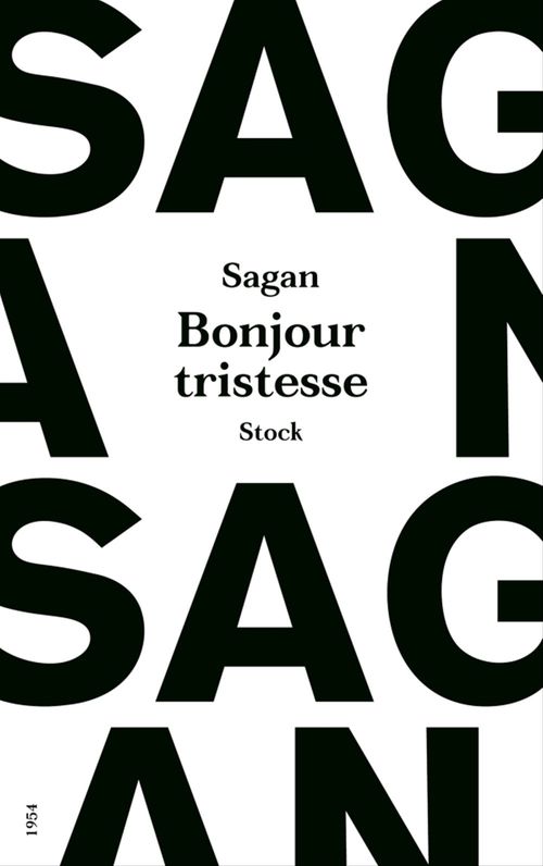 ebook cover of Bonjour tristesse, by Françoise Sagan