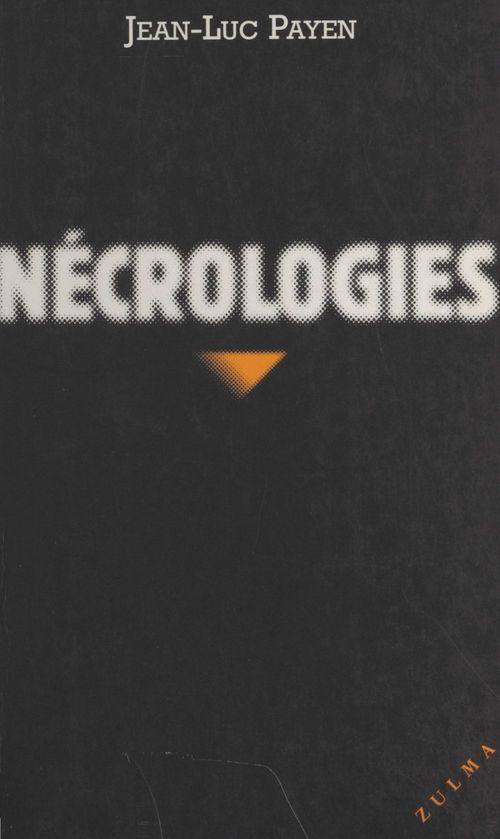 Couverture ebook de Nécrologies, de Payen Jean-Luc
