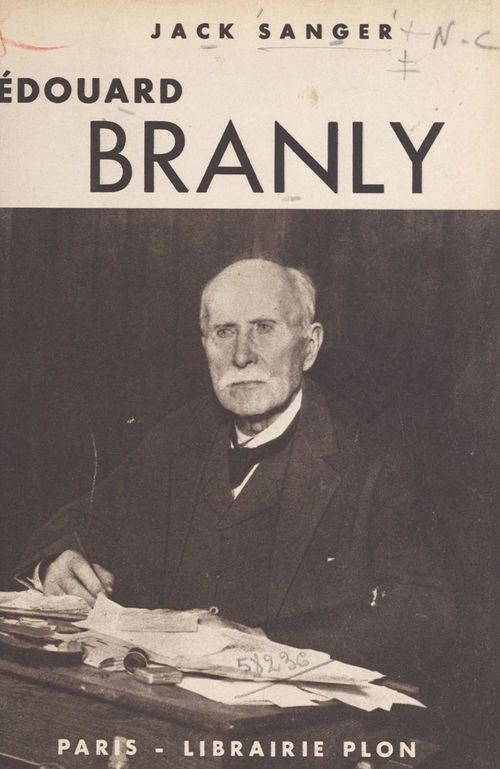 ebook cover of Édouard Branly, by Jack Sanger