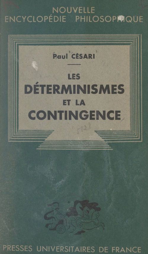 ebook cover of Les déterminismes et la contingence, by Paul Cesari