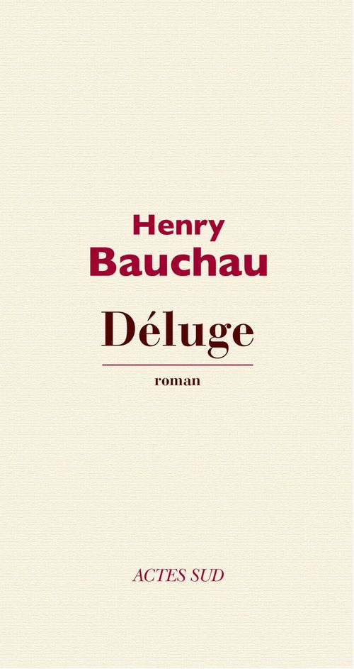 Couverture ebook de Déluge, de Henry Bauchau