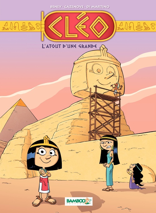 ebook cover of Cléo la petite pharaonne - Tome 2, by Hélène Beney, Christophe Cazenove, Richard Di martino
