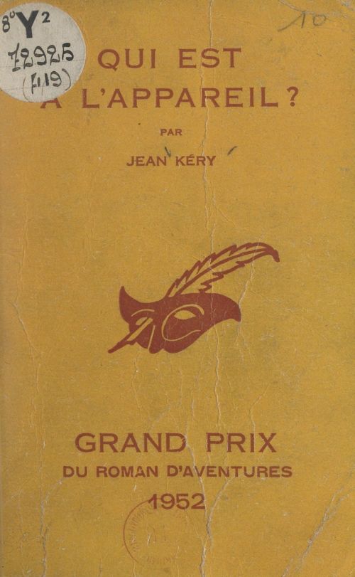 ebook cover of Qui est à l'appareil ?, by Jean Kery