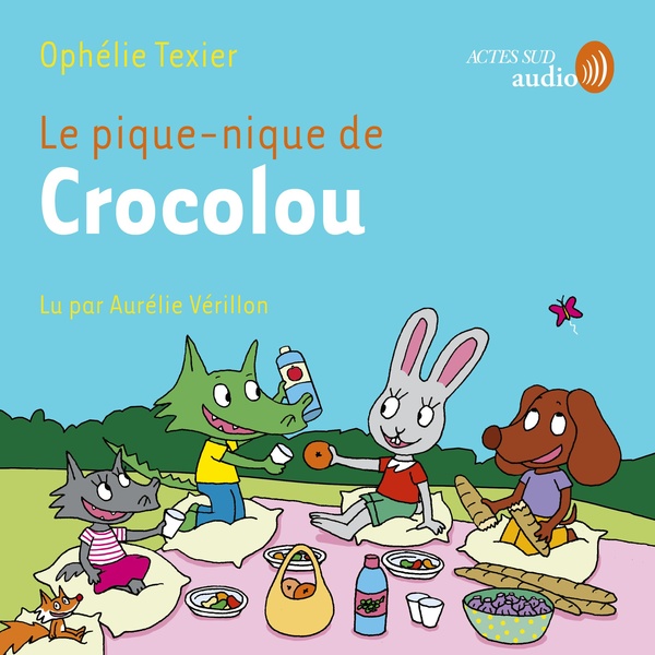 audiobook cover of Le Pique-nique de Crocolou, by Ophelie Texier