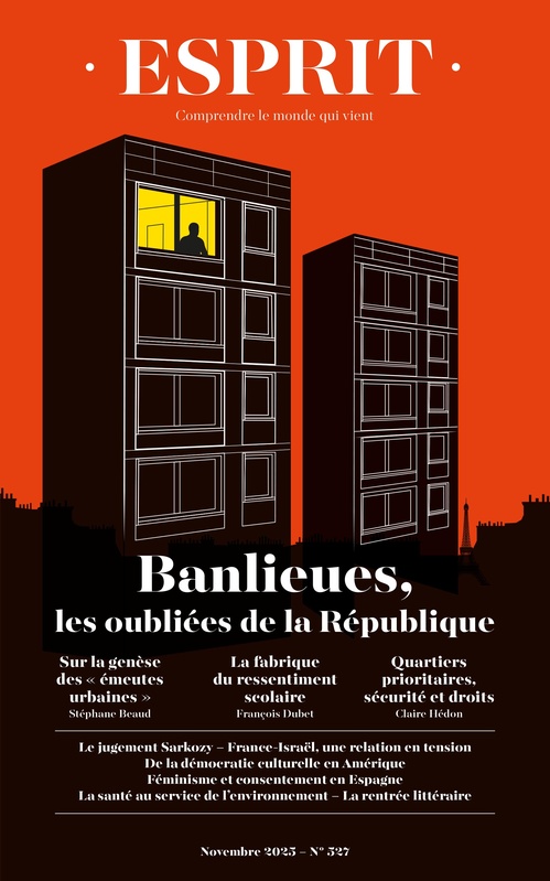 Couverture ebook de Esprit - Banlieues, les oubliées de la République, de