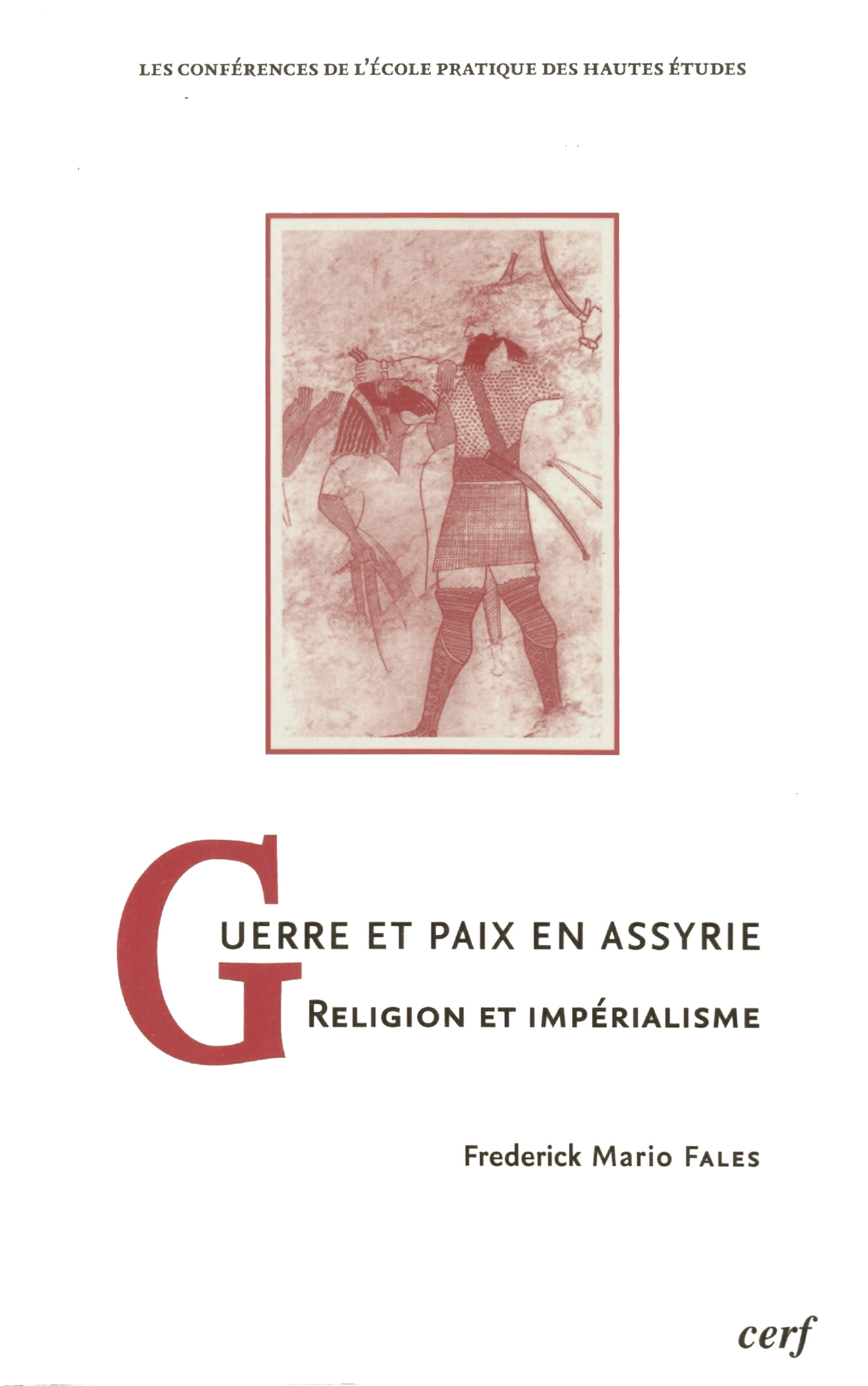 Couverture ebook de Guerre et paix en Assyrie, de Mario Fales Fre