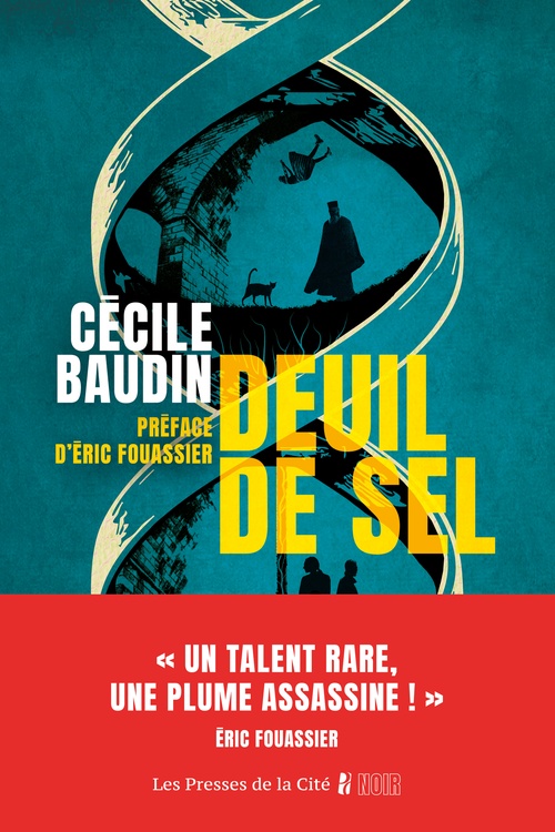Couverture ebook de Deuil de sel, de Cécile Baudin