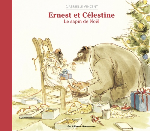 Couverture ebook de Ernest et Célestine- Le sapin de Noël, de Gabrielle Vincent