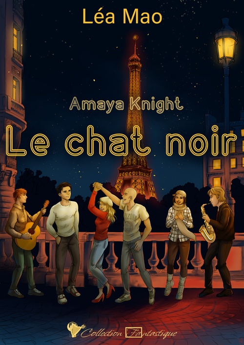 ebook cover of (A)maya Knight - Le chat noir, by Léa Mao