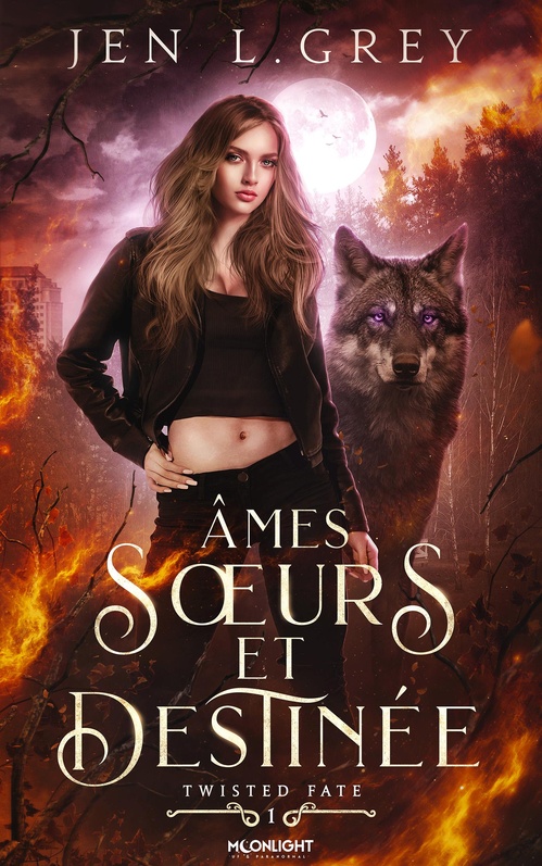 Couverture ebook de Âmes soeurs et destinée, de Jen L. Grey