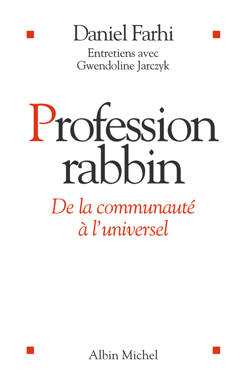 ebook cover of Profession Rabbin, by Daniel Farhi, Gwendoline Jarczyk