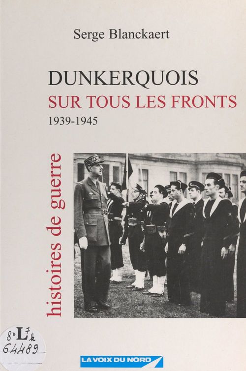 Couverture ebook de Dunkerquois sur tous les fronts, de Serge Blanckaert