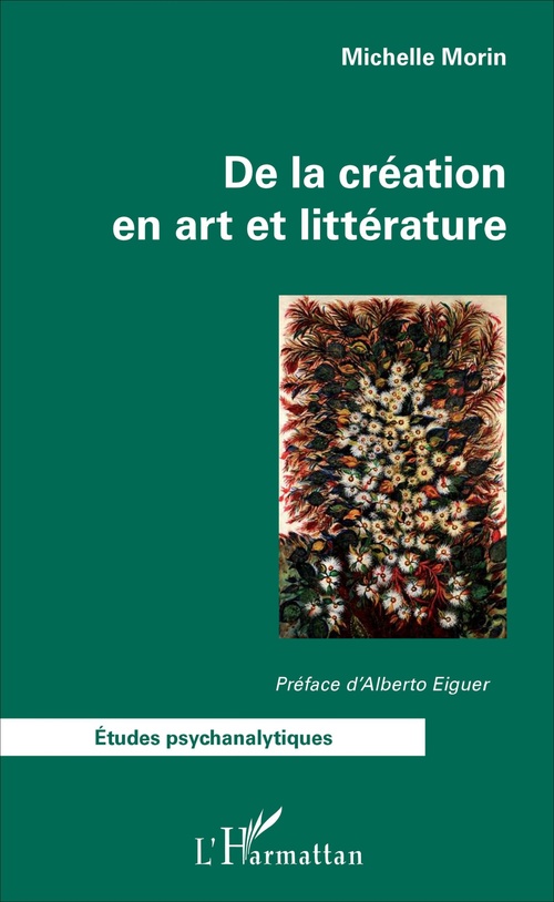 Couverture ebook de De la création en art et littérature, de Michelle Morin