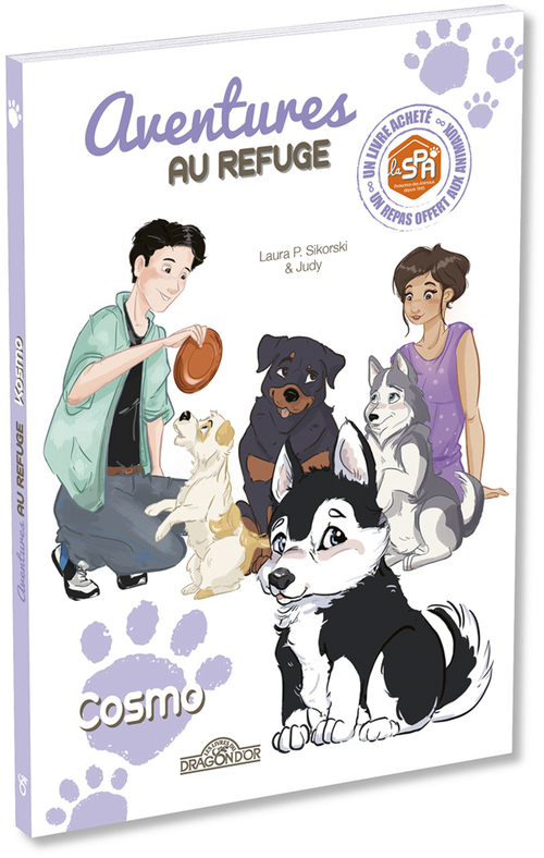 Couverture ebook de S.P.A. - Aventures au refuge - Cosmo - Tome 4, de Laura P. Sikorski, Spa