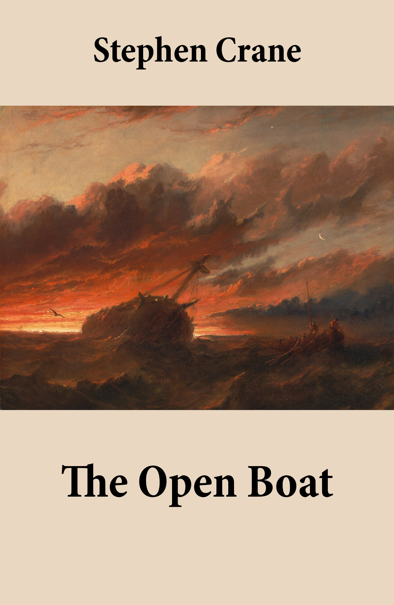 ebook cover of The Open Boat, by Stephen Crane