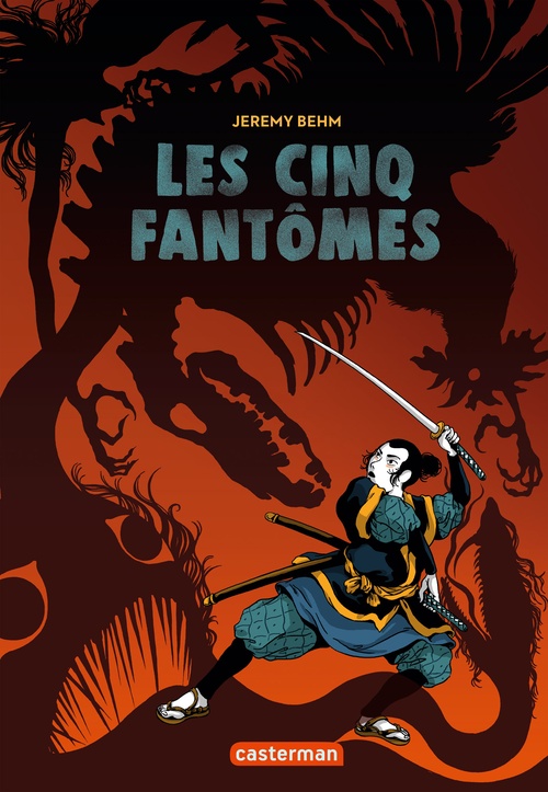 Couverture ebook de Les Cinq Fantômes, de Jeremy Behm, Nancy Pena