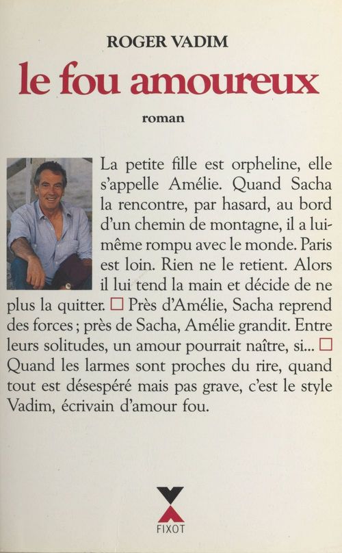 ebook cover of Le fou amoureux, by Roger Vadim