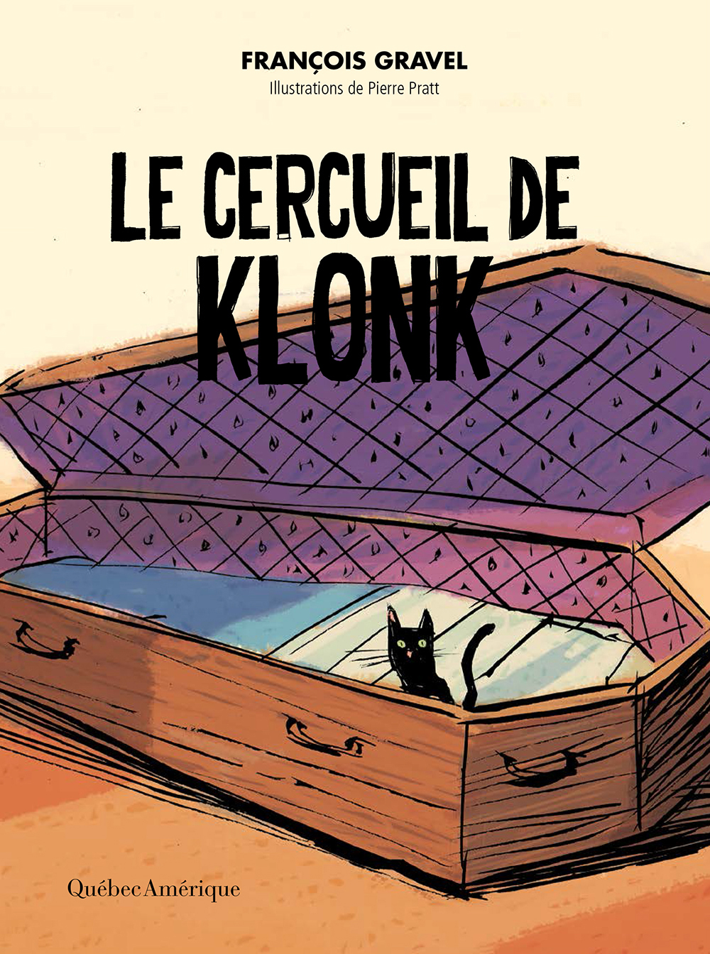 ebook cover of Le cercueil de Klonk, by François Gravel