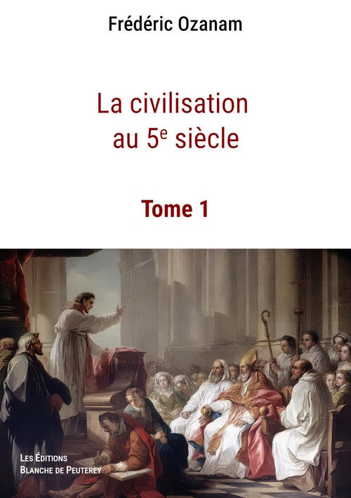 Couverture ebook de La civilisation au 5e siècle (T. 1), de Frédéric Ozanam