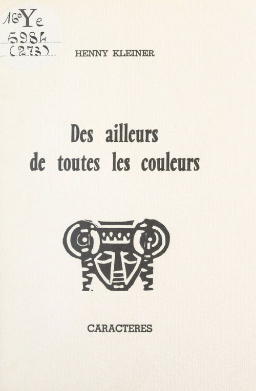 ebook cover of Des ailleurs de toutes les couleurs, by Henny Kleiner