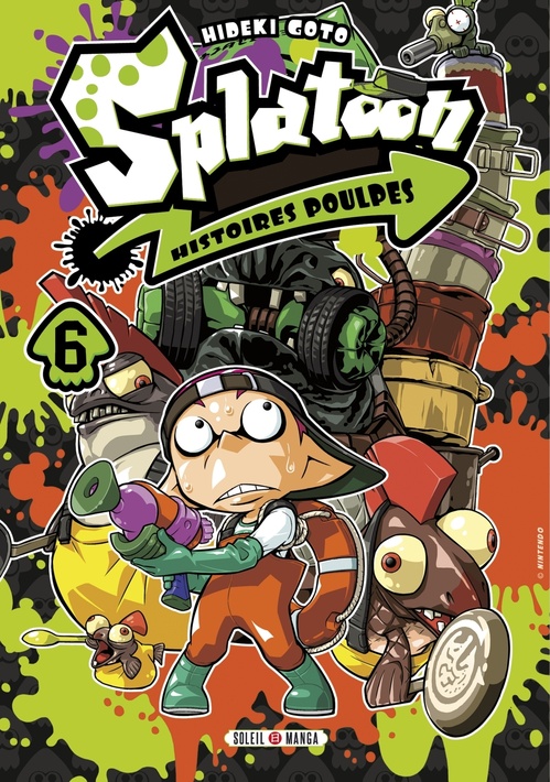 Couverture ebook de Splatoon Histoires Poulpes T06, de Hideki Gotô