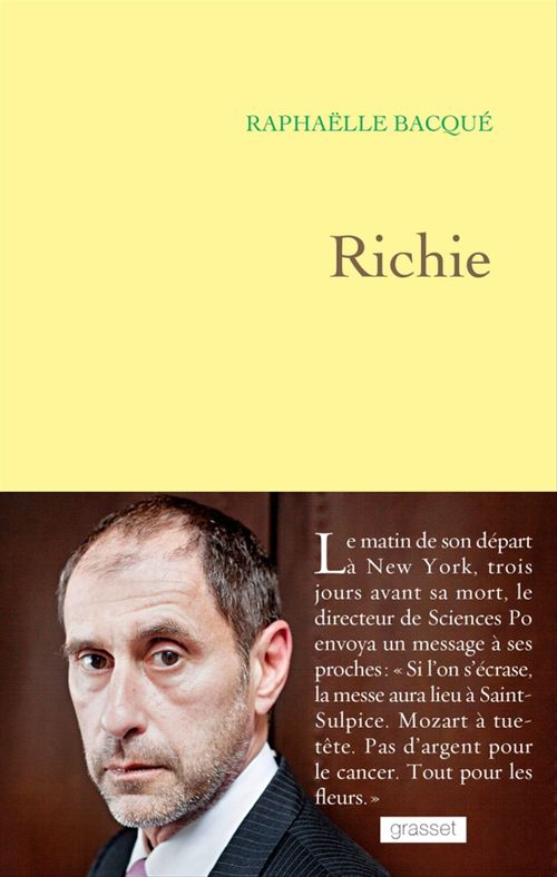 Couverture ebook de Richie, de Raphaëlle Bacqué