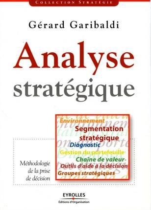 Couverture ebook de Analyse stratégique, de Garibaldi G