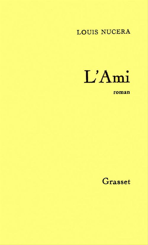 ebook cover of L'ami, by Louis Nucéra