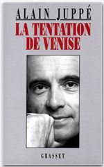 ebook cover of La tentation de Venise, by Alain Juppé