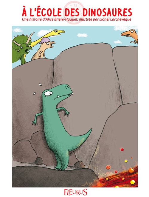 ebook cover of À l'école des dinosaures, by Alice Brière-Haquet, Lionel Larchevêque