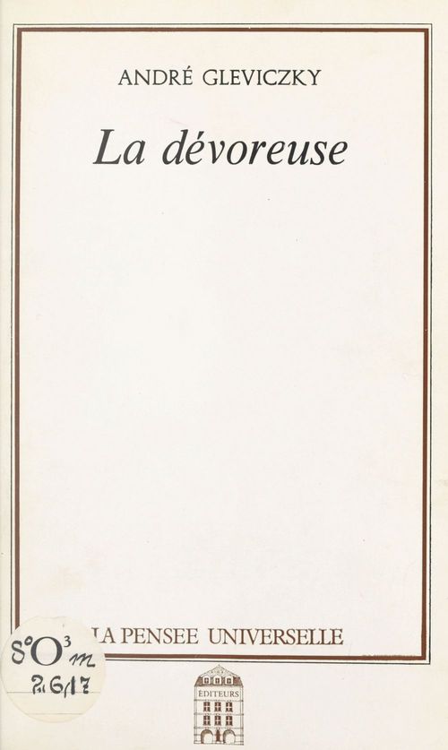 ebook cover of La dévoreuse, by Andre Gleviczky