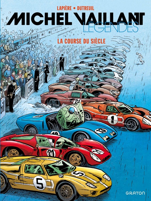 Couverture ebook de Michel Vaillant - Légendes - Tome 4 - La course du siècle, de Denis Lapière