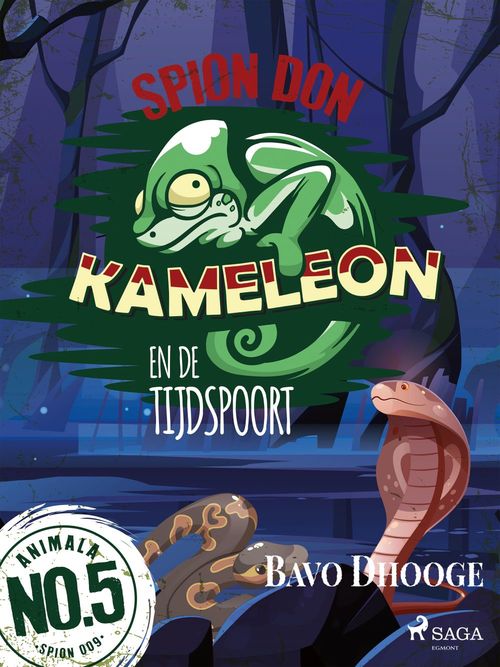 ebook cover of Spion Don Kameleon en de Tijdspoort, by Bavo Dhooge