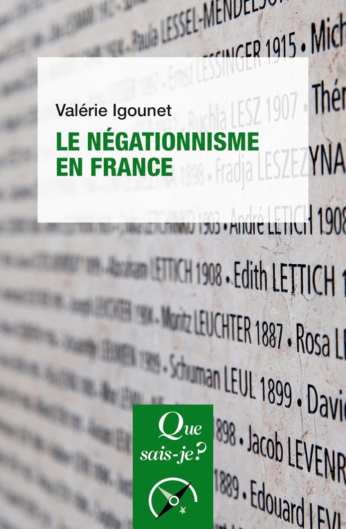 Couverture ebook de Le Négationnisme en France, de Valérie Igounet