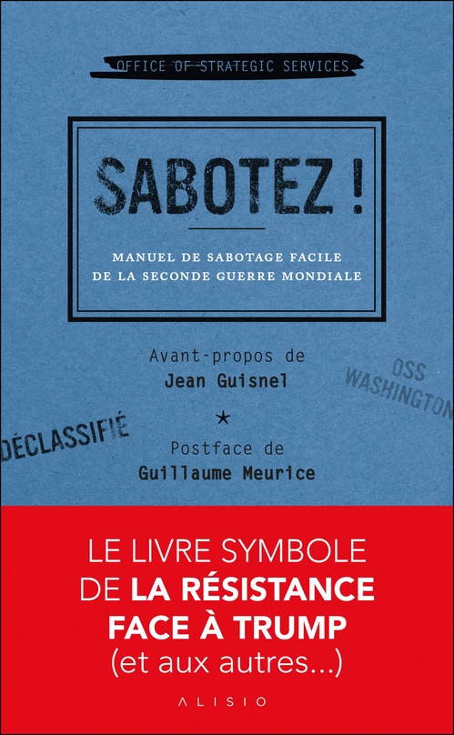 ebook cover of Sabotez !, by Office of Strategic Services
