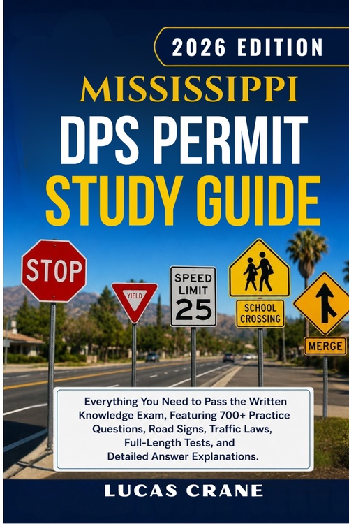 Couverture ebook de MISSISSIPPI DPS Permit Study Guide-2026 EDITION, de Lucas Crane