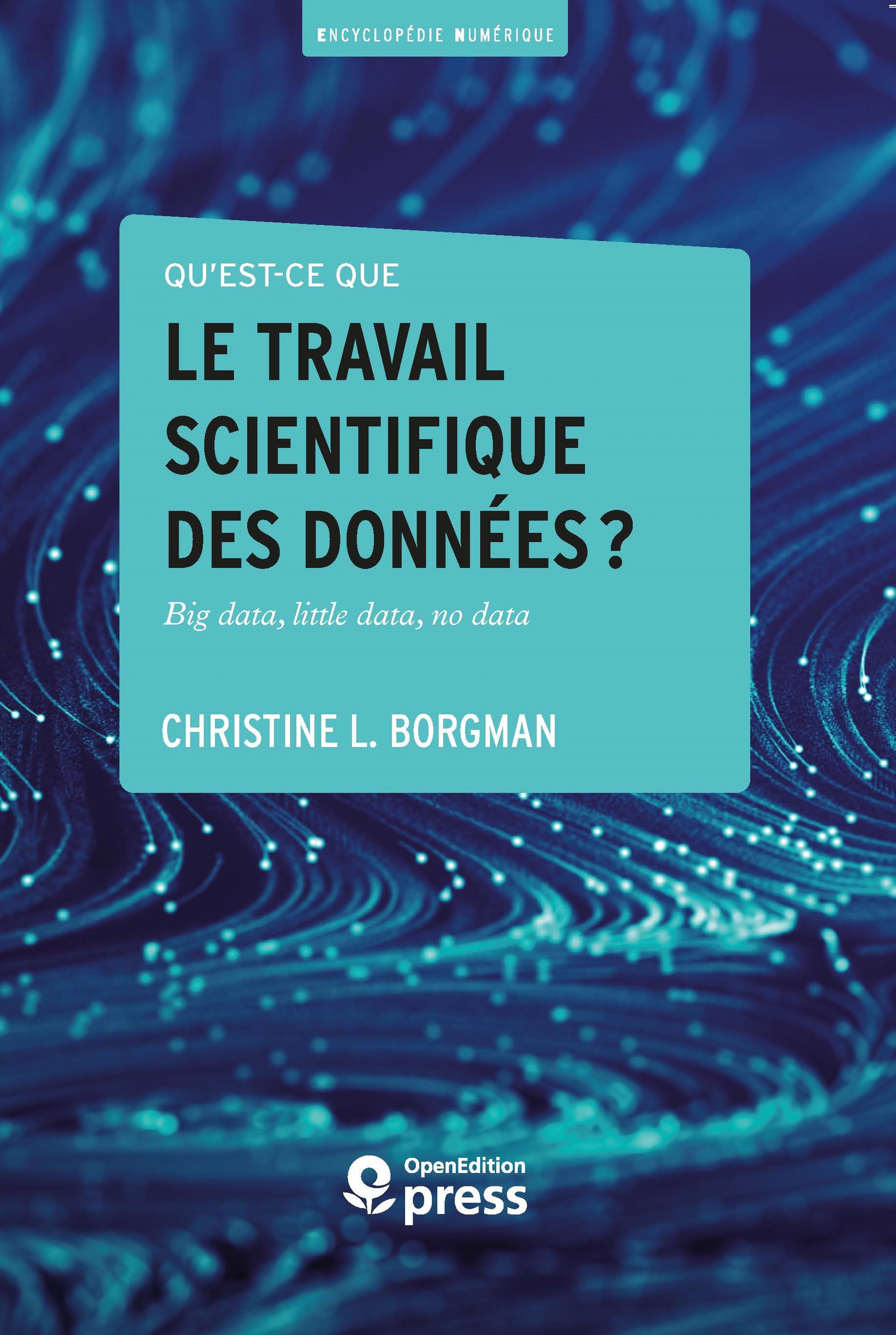 ebook cover of Qu´est-ce que le travail scientifique des données ?, by Christine L. Borgman