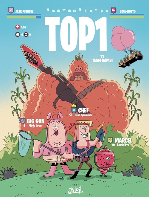 Couverture ebook de TOP 1 T01 - Team Bambi, de Olivier Dutto
