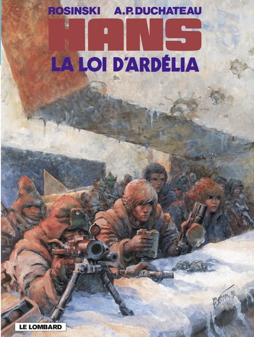 Couverture ebook de Hans - Tome 5 - La Loi d'Ardélia, de Duchâteau