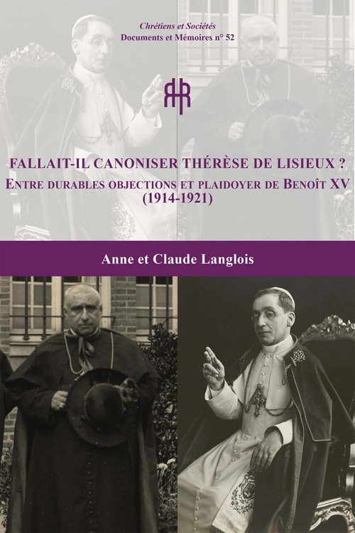Couverture ebook de Fallait-il canoniser Thérèse de Lisieux ?, de Claude Langlois, Anne Langlois