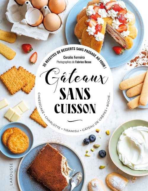 ebook cover of Gâteaux sans cuisson, by Coralie Ferreira