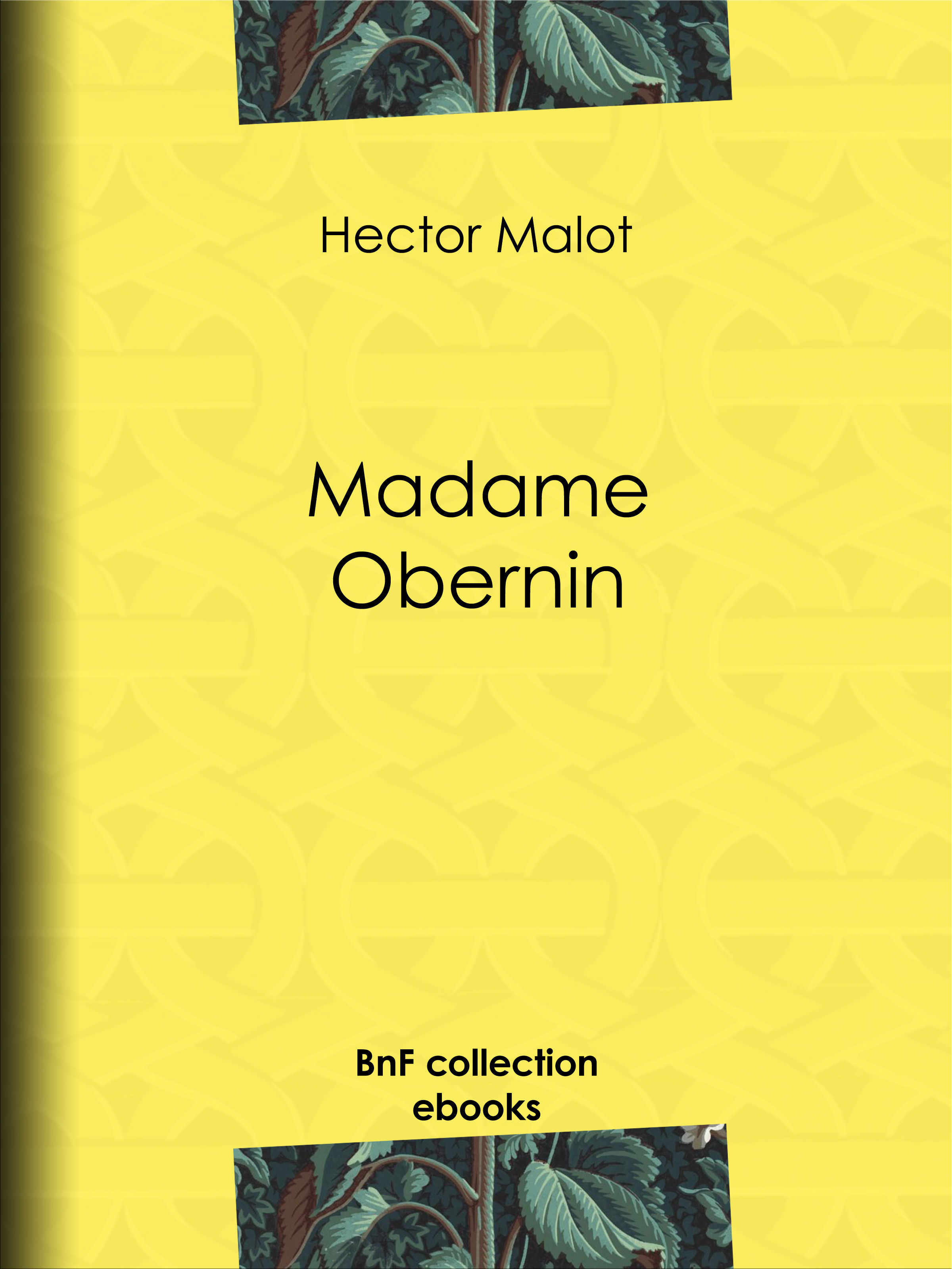 ebook cover of Madame Obernin, by Hector Malot