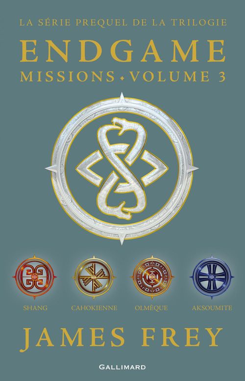 Couverture ebook de Endgame : Missions (volume 3). Shang, Cahokienne, Olmèque, Aksoumite, de James Frey, Nils Johnson-shelton