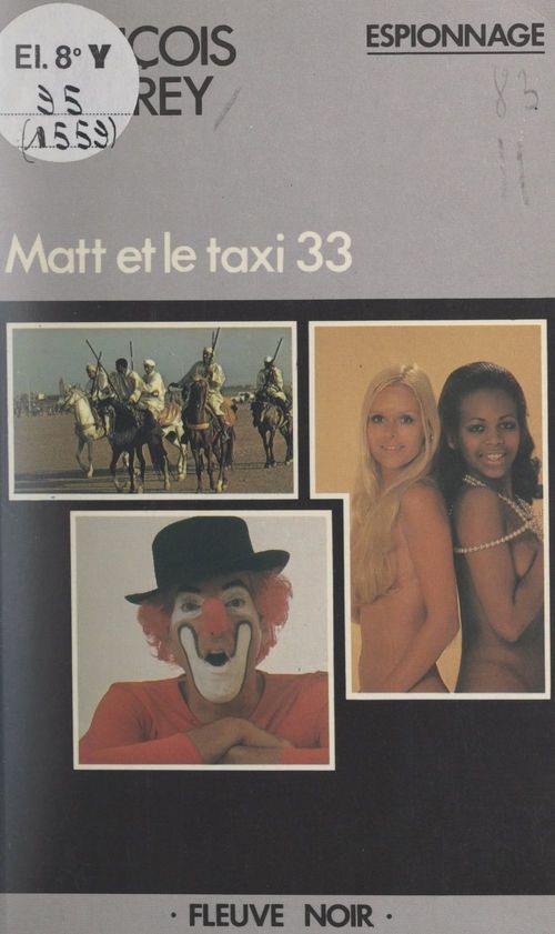 Couverture ebook de Matt et le taxi 33, de Francois Chabrey