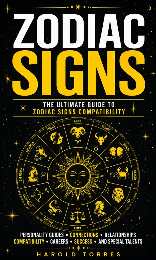 ebook cover of Zodiac Signs: The Ultimate Guide to Zodiac Signs Compatibility, by Harold Torres